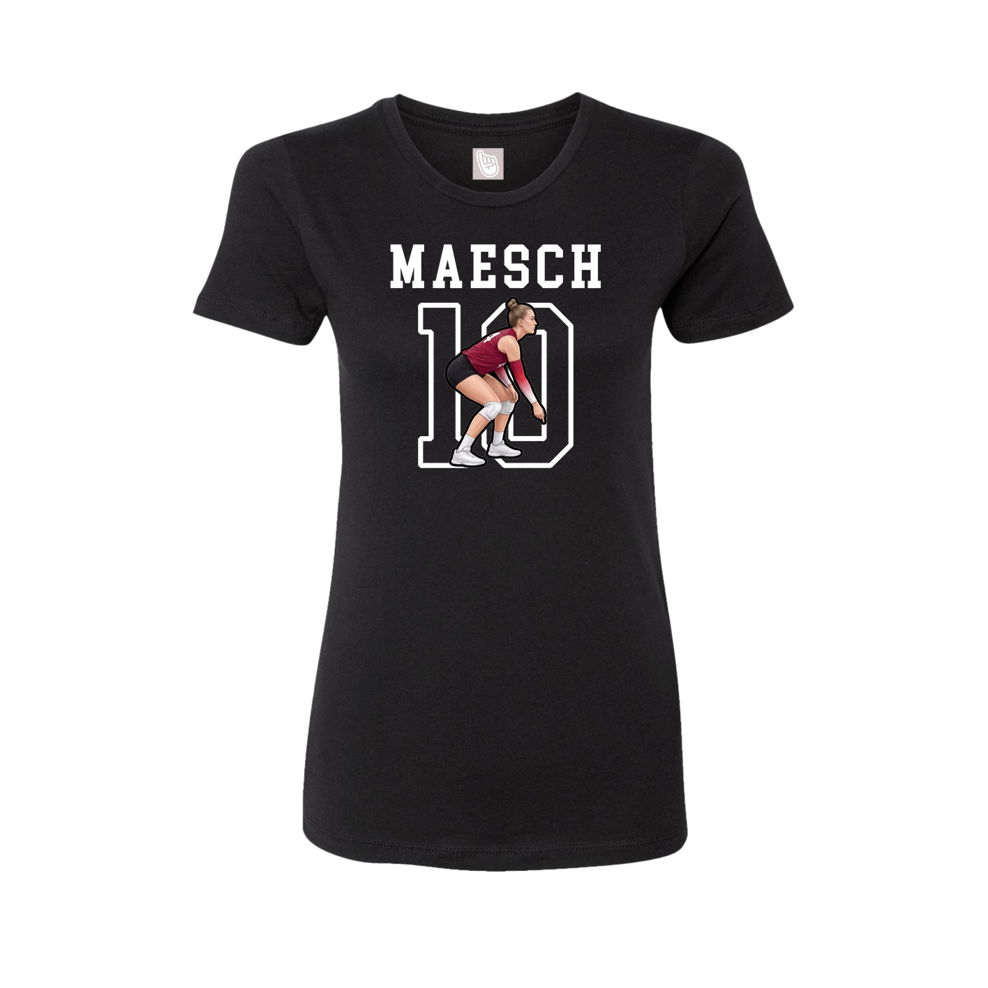 Fitted Women's Tee — Shirsey in Black