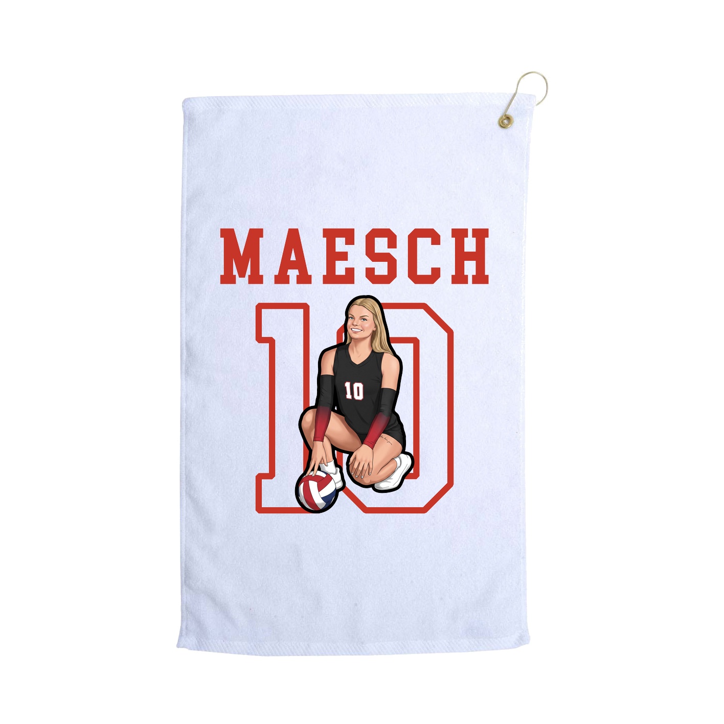 Golf Towel — Shirsey in White