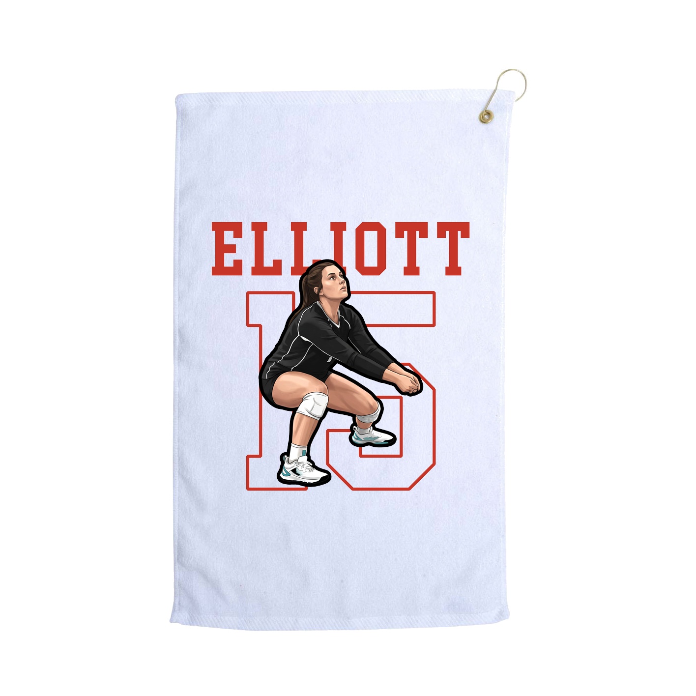 Golf Towel — Shirsey in White