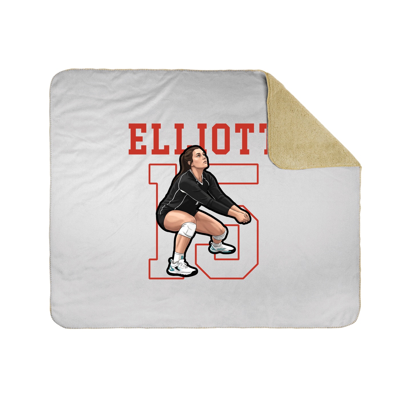 Throw Blanket — Shirsey in White