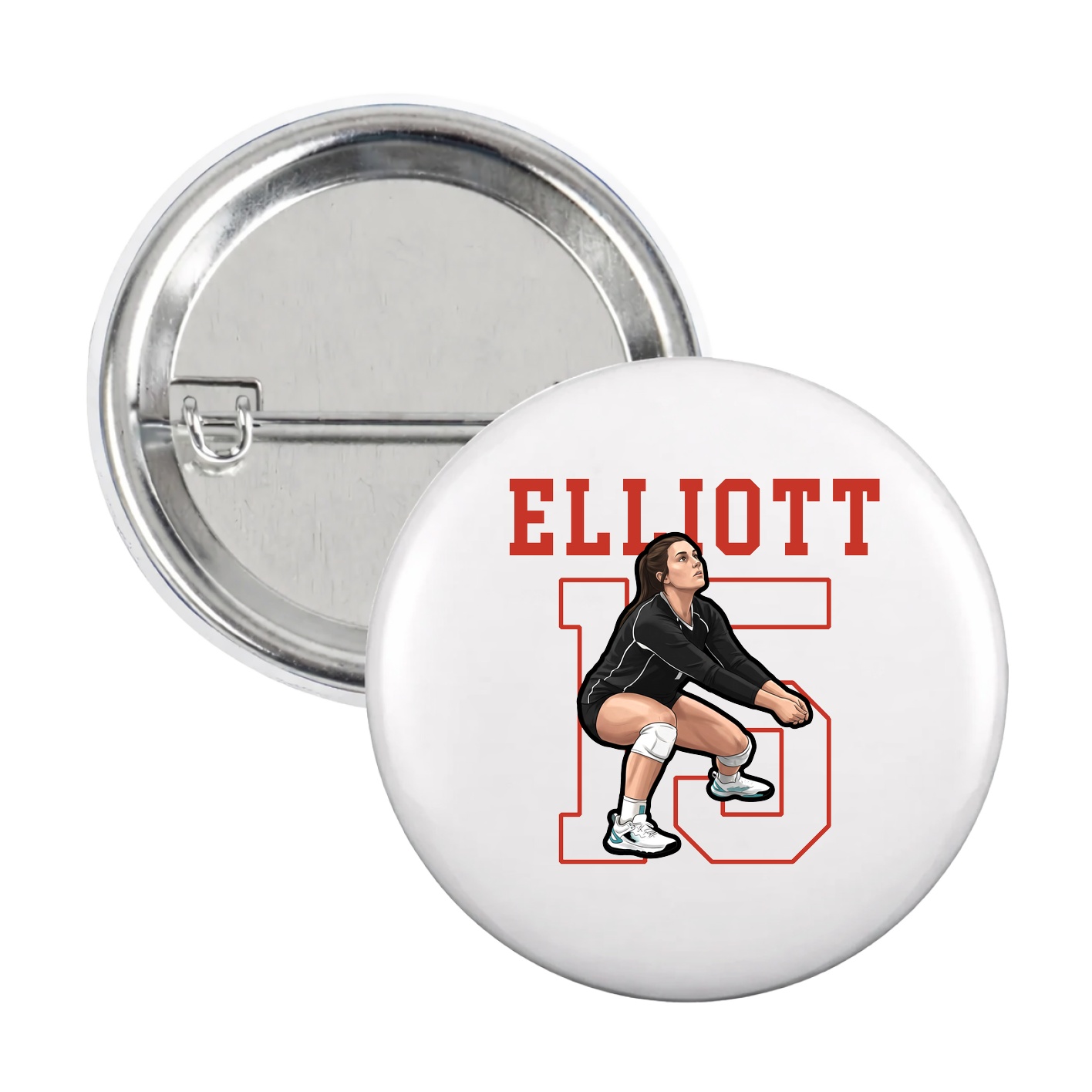 Game Day Button — Shirsey in White