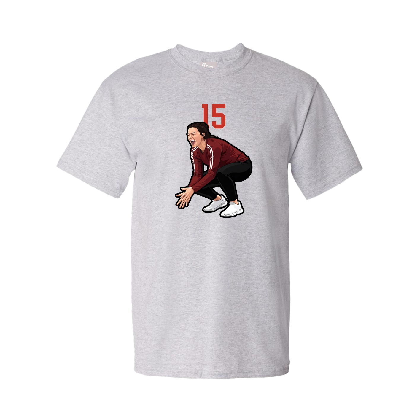 Tee — Number Top in Grey