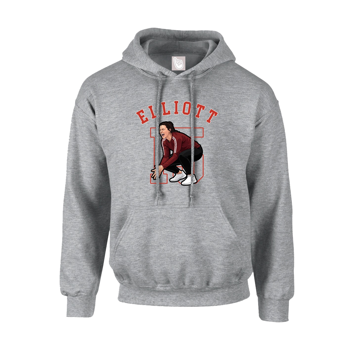 Youth Hoodie — Shirsey Arch in Grey