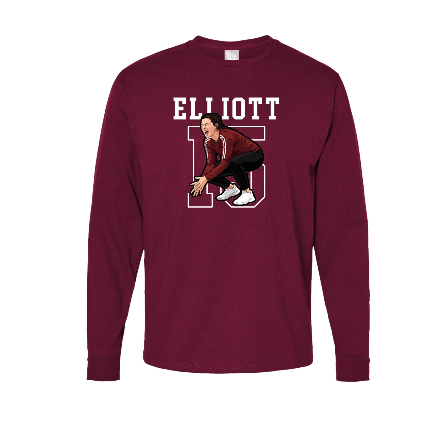 Long Sleeve Tee — Shirsey in Cardinal