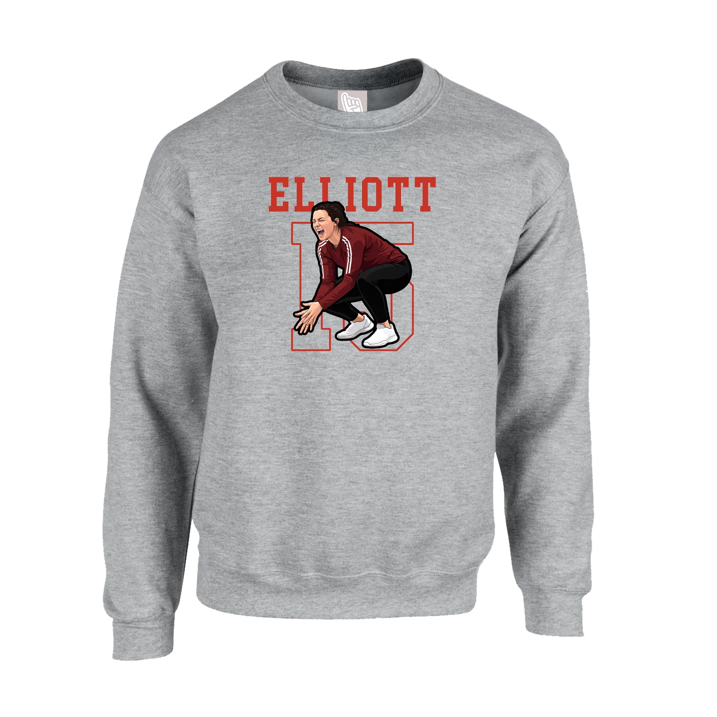 Fleece Crew — Shirsey in Grey