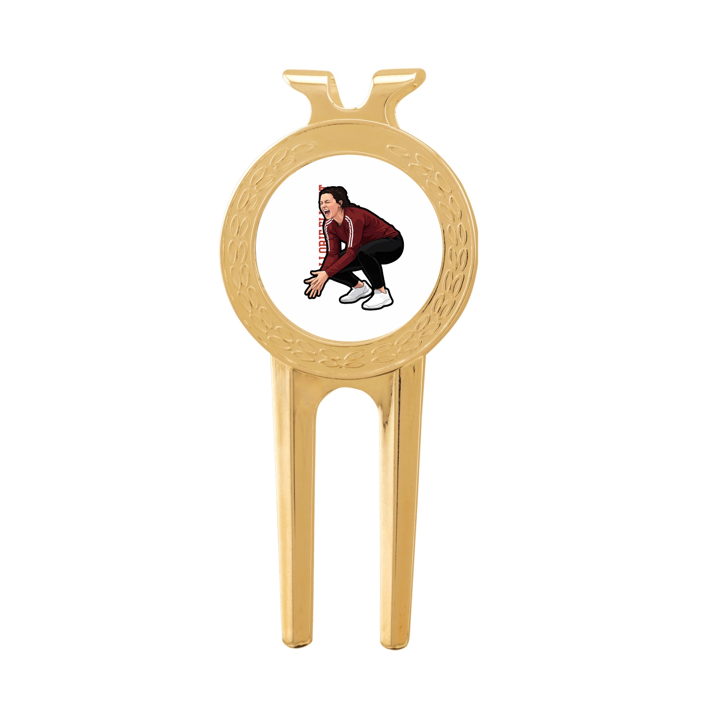 Divot Tool with Ball Marker — Name Vertical in Classic