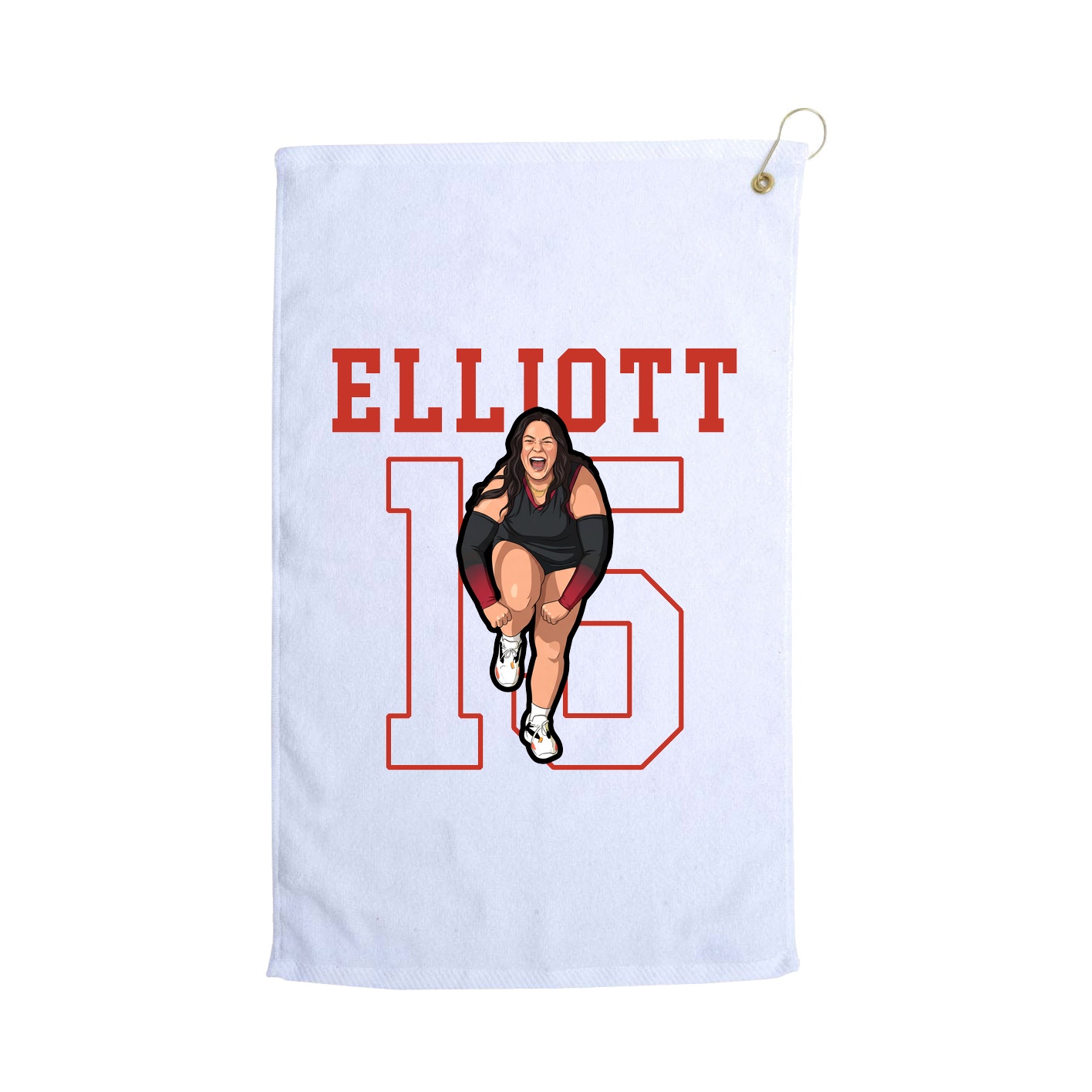 Golf Towel — Shirsey in White