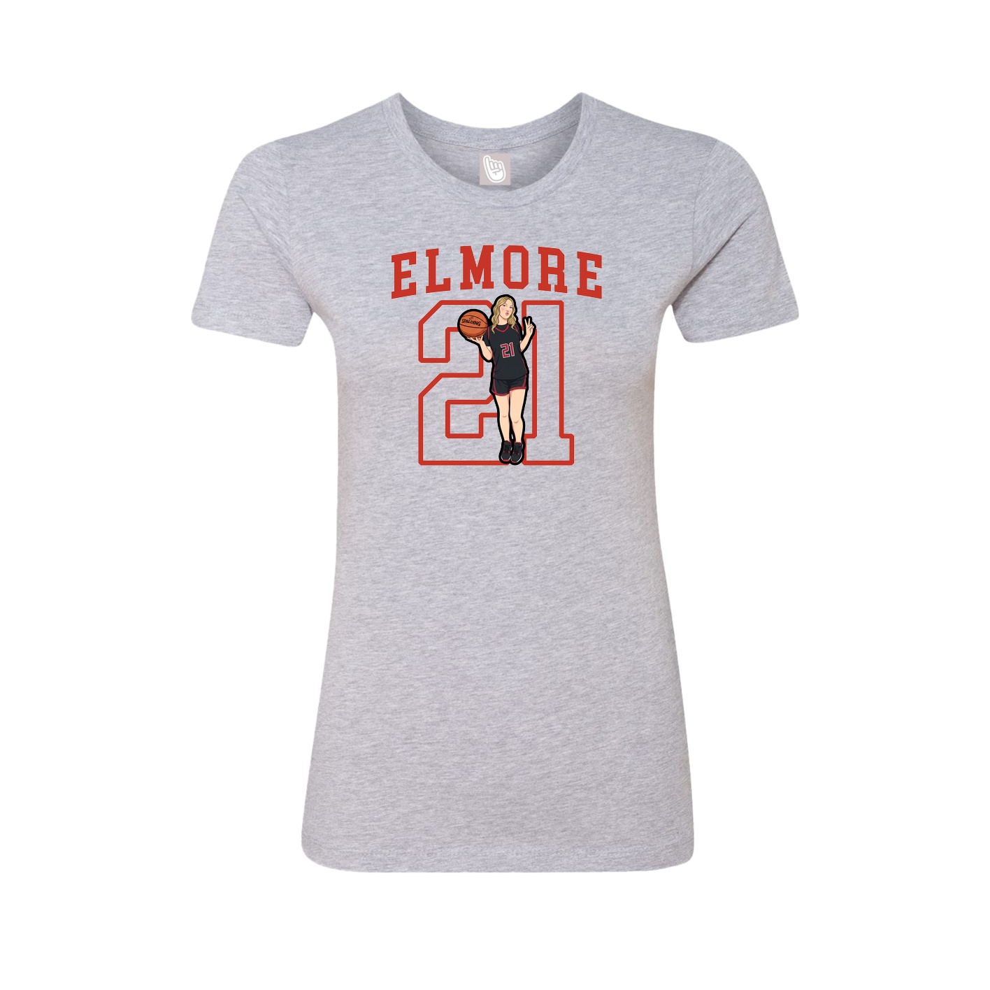 Fitted Women's Tee — Shirsey in Grey