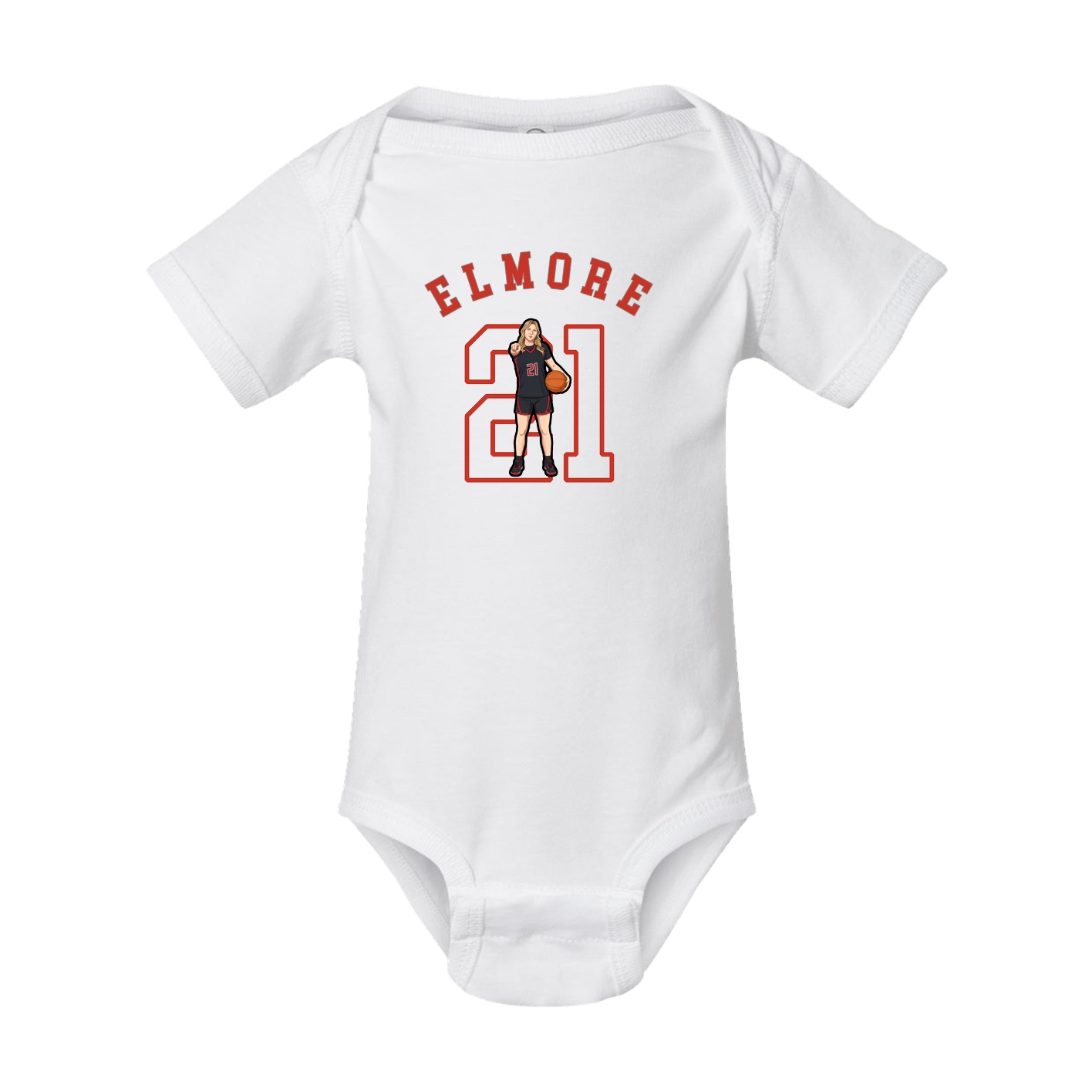 Baby Onesie — Shirsey Arch in White