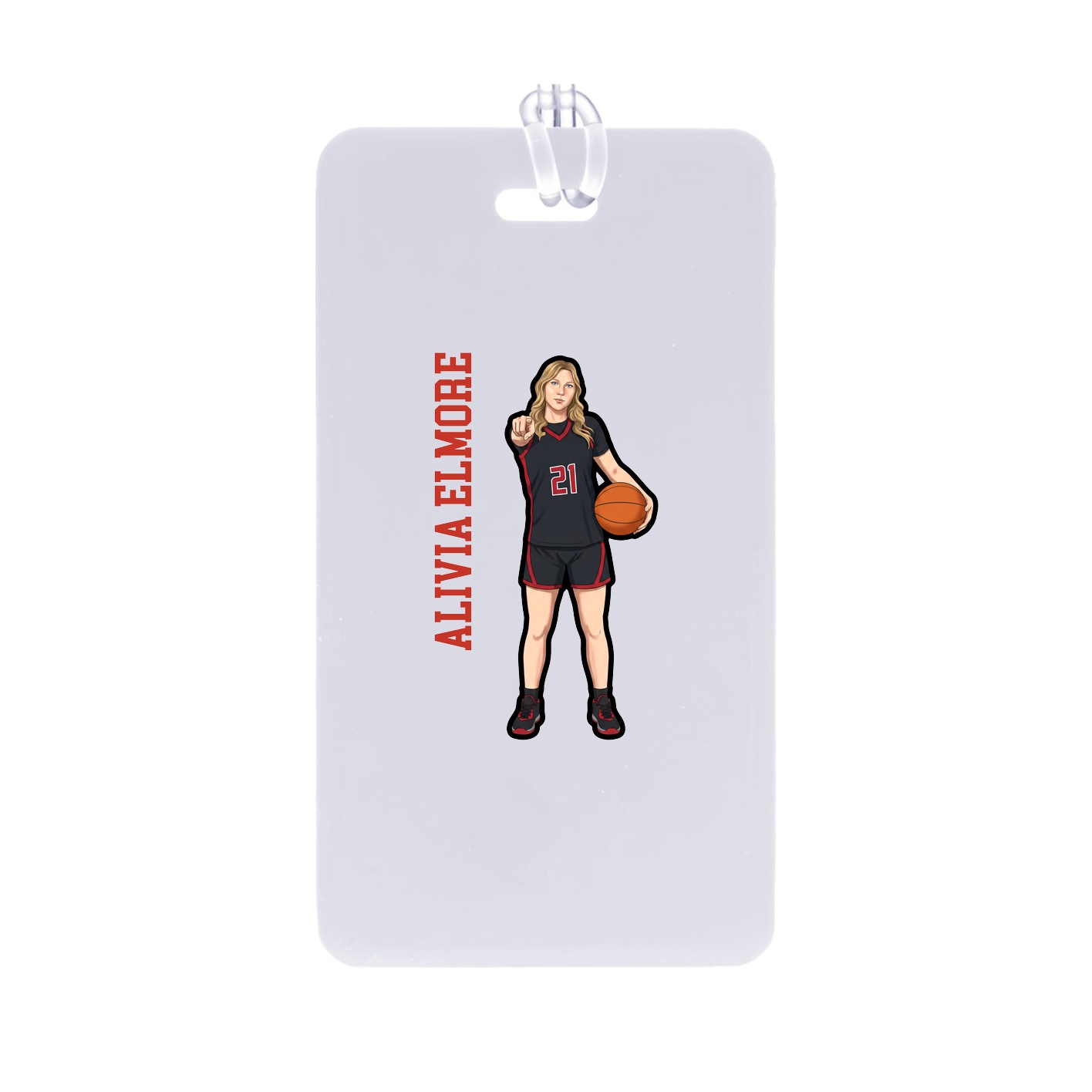 Bag Tag — Name Vertical in Classic