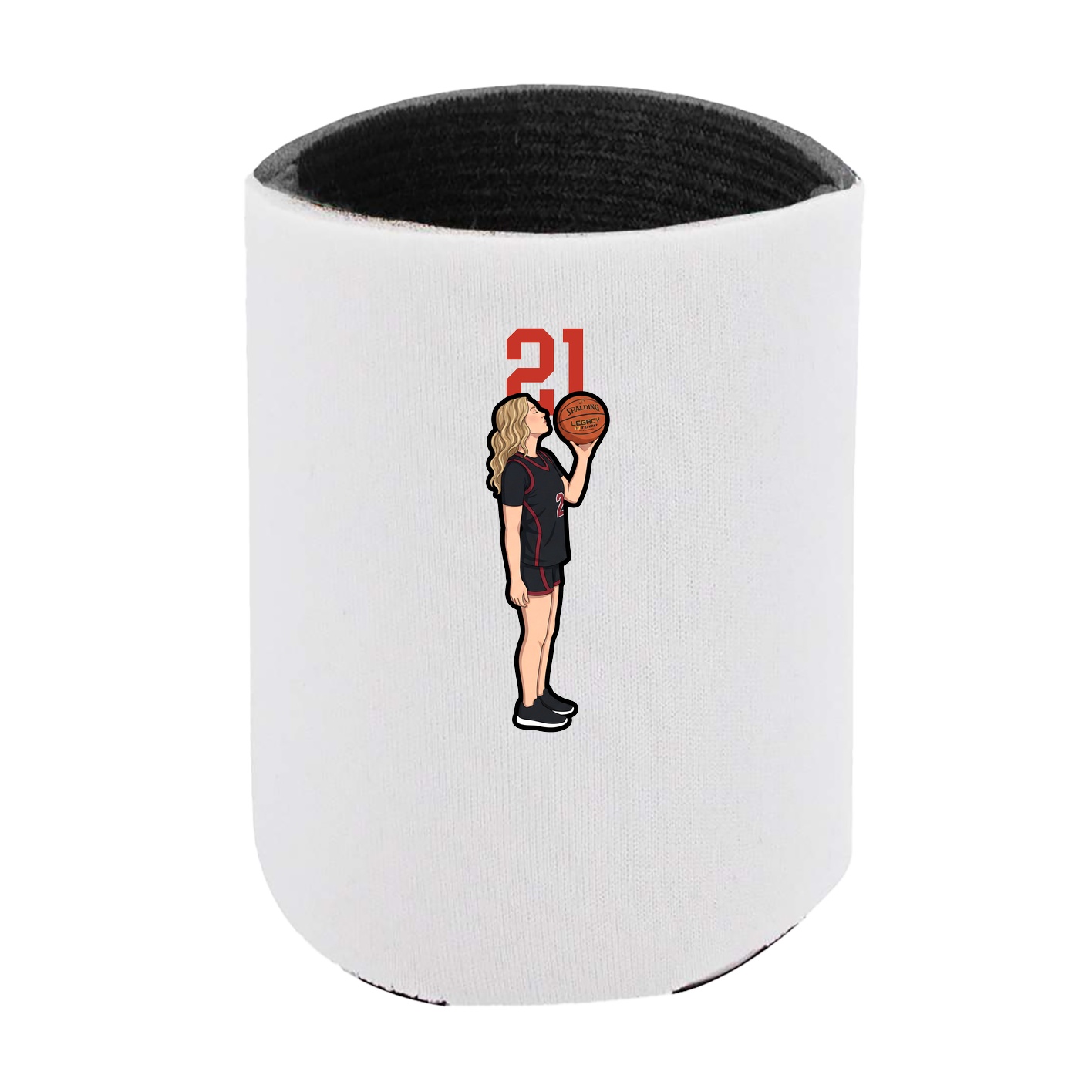 Can Holder — Number Top in White