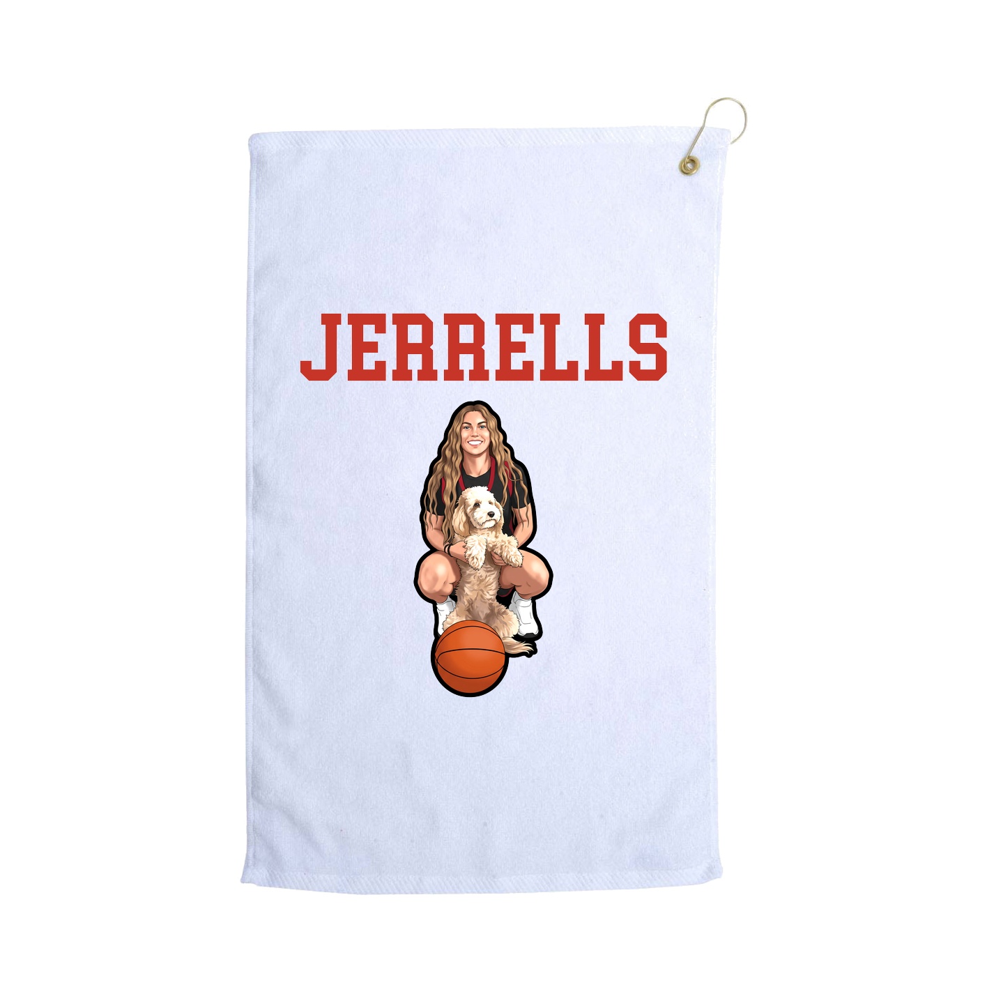 Golf Towel — Shirsey in White