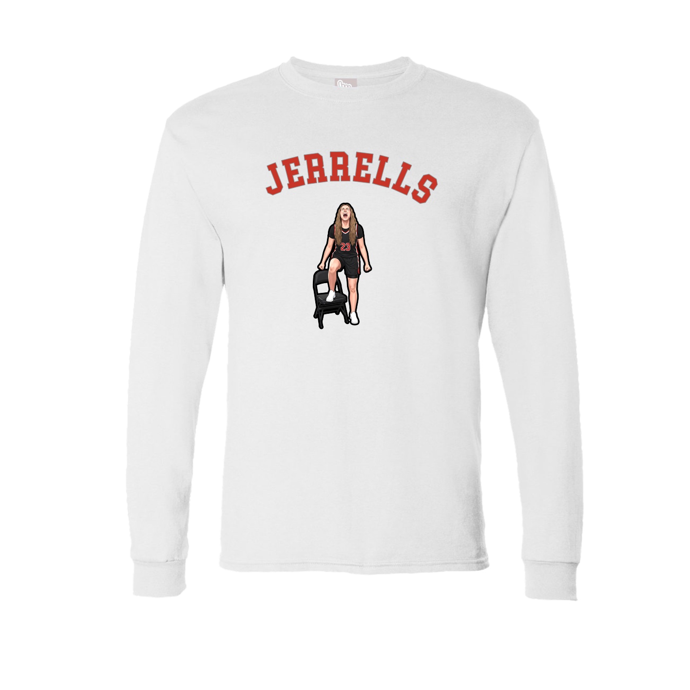 Long Sleeve Tee — Shirsey Arch in White