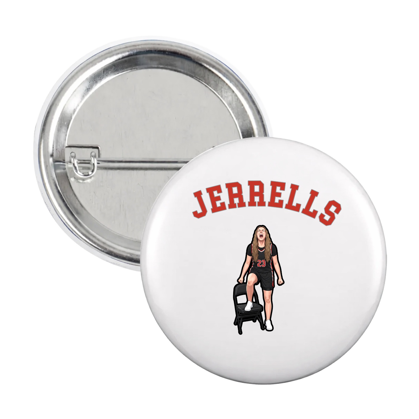 Game Day Button — Shirsey Arch in White