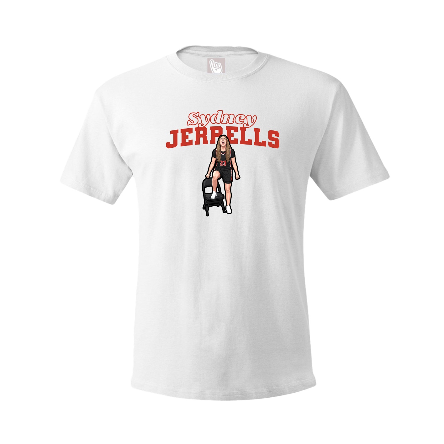 Tee — Name Arch in White