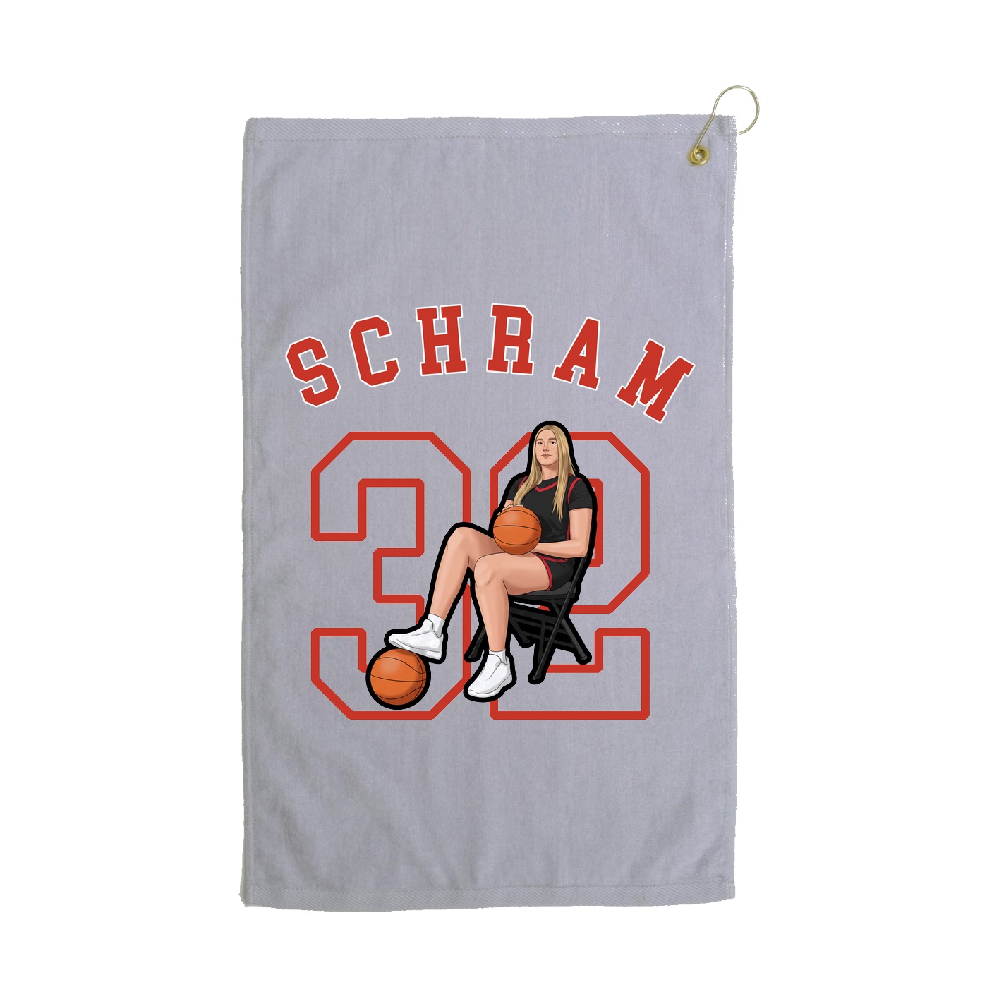 Golf Towel — Shirsey Arch in Grey