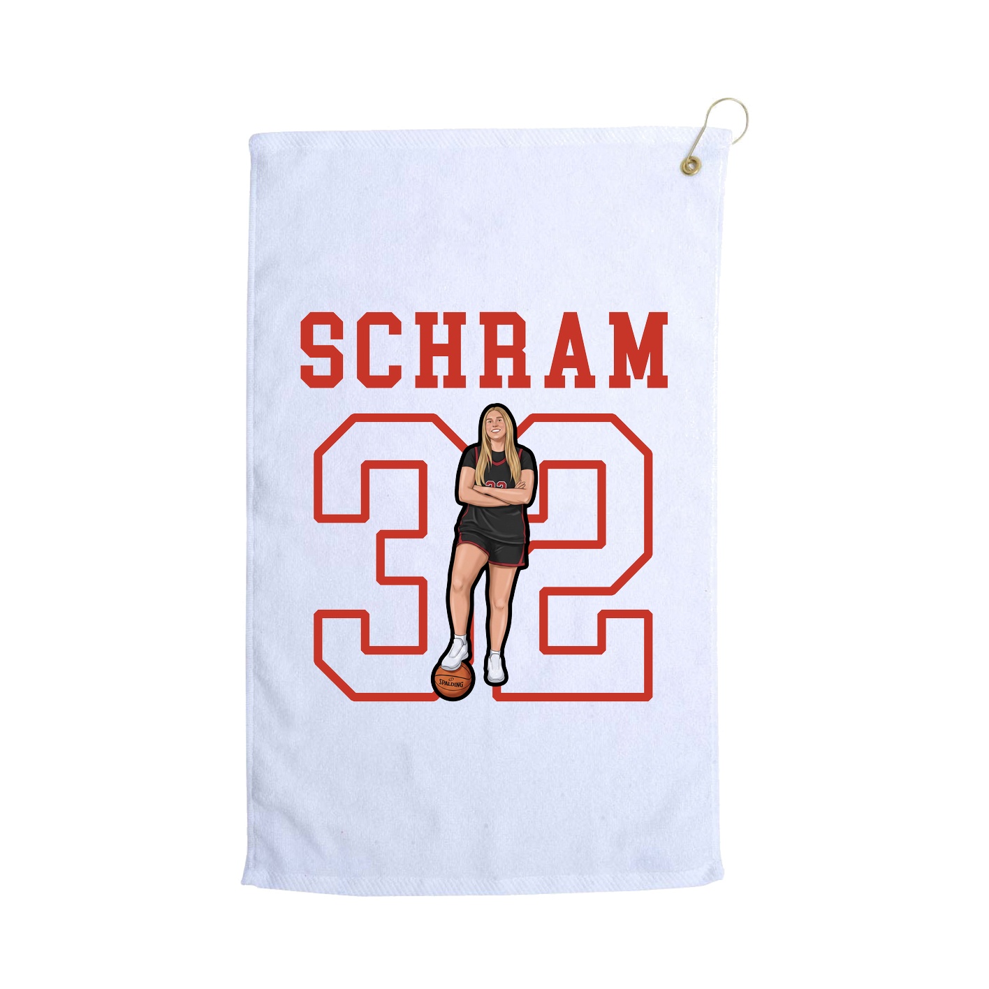 Golf Towel — Shirsey in White
