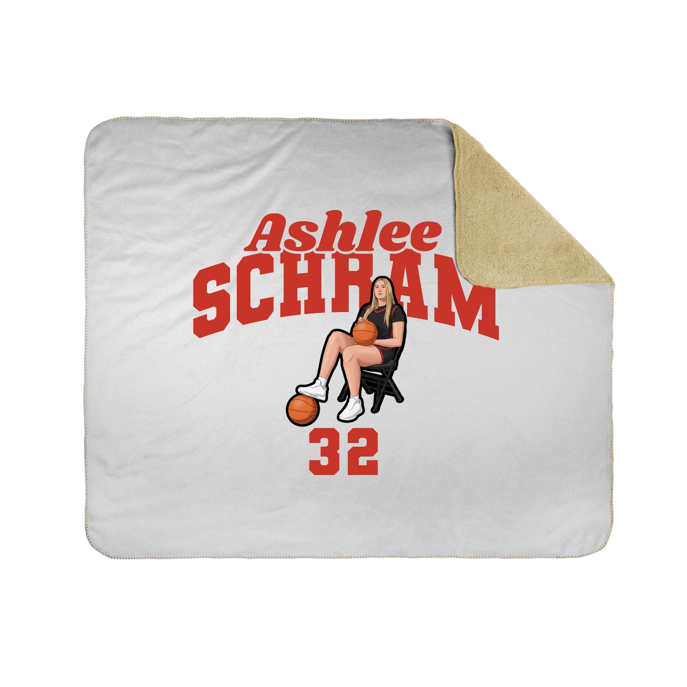 Throw Blanket — Signature Arch in White