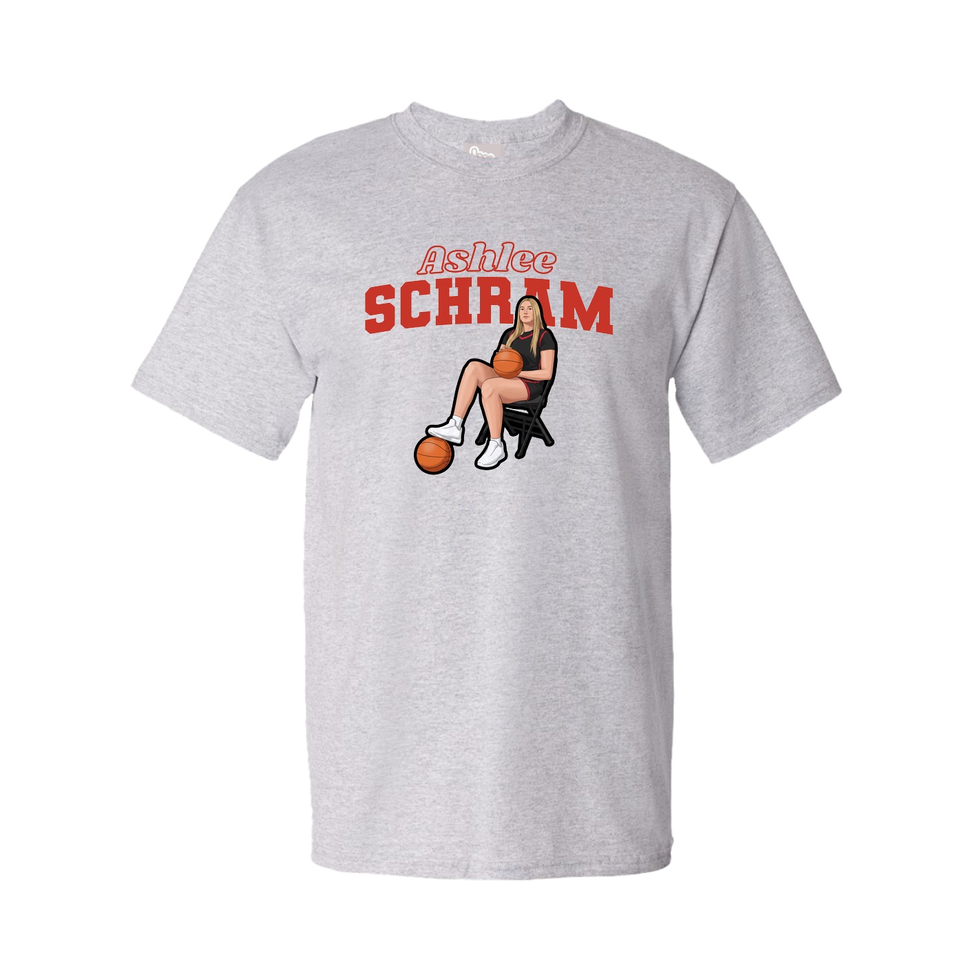 Youth Tee — Name Arch in Grey