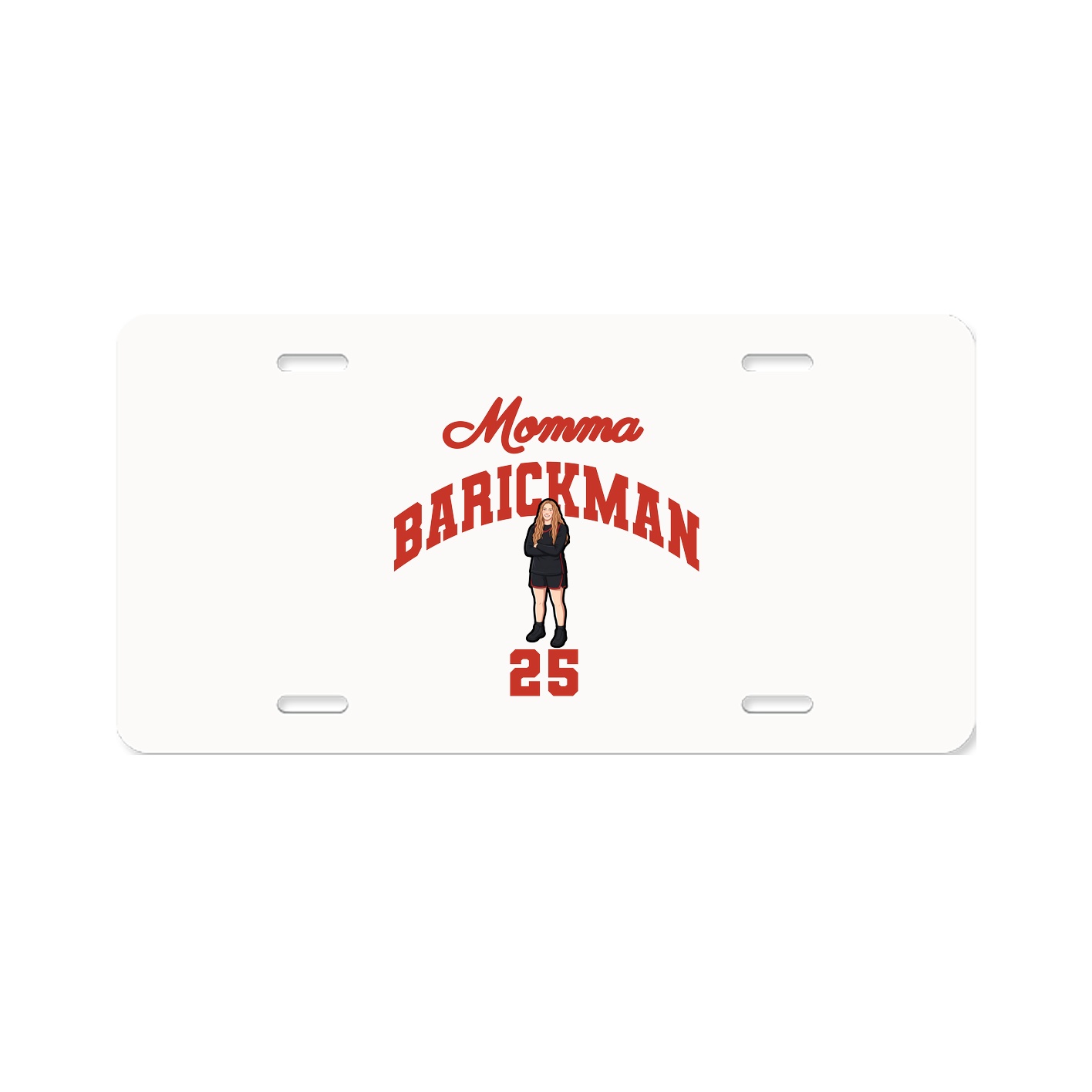License Plate — Mothers Day Arch in Classic