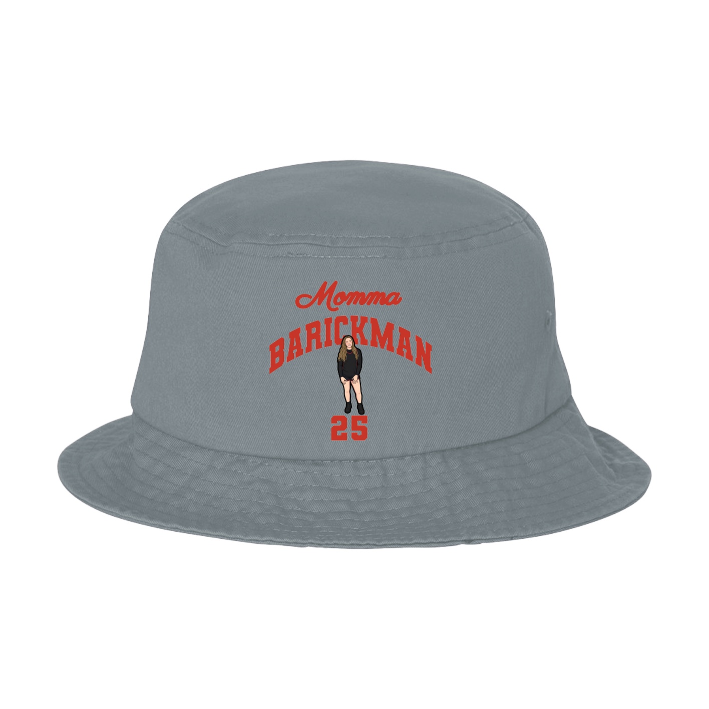 Bucket Cap — Mothers Day Arch in Grey