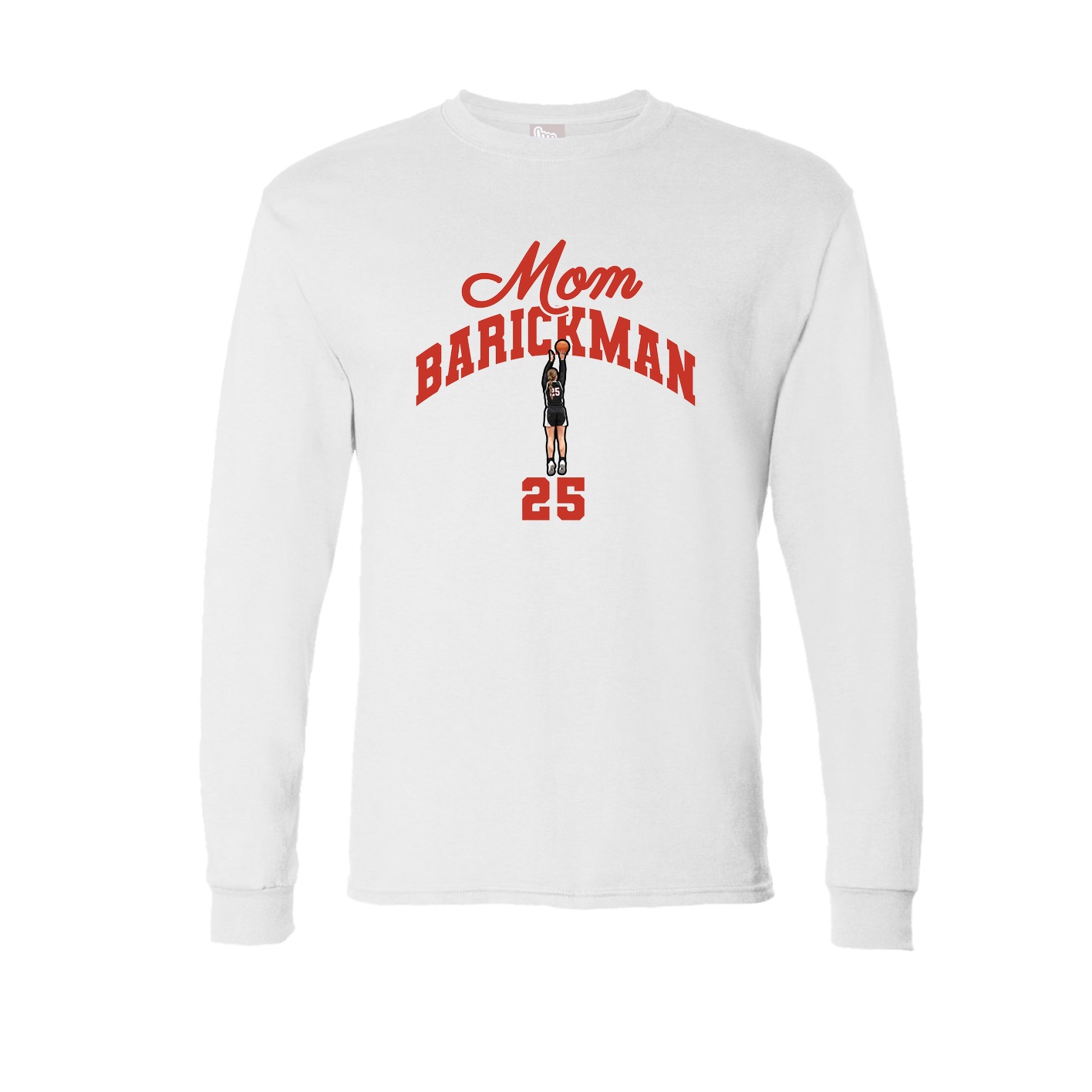Long Sleeve Tee — Mothers Day Arch in White