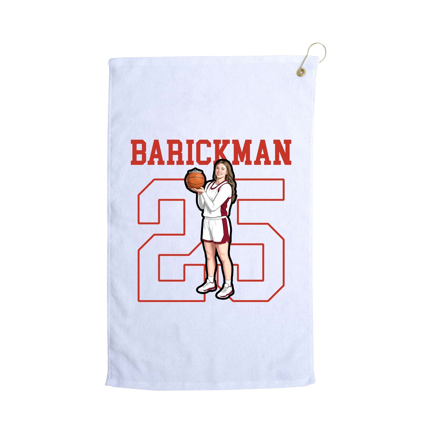 Golf Towel — Shirsey in White