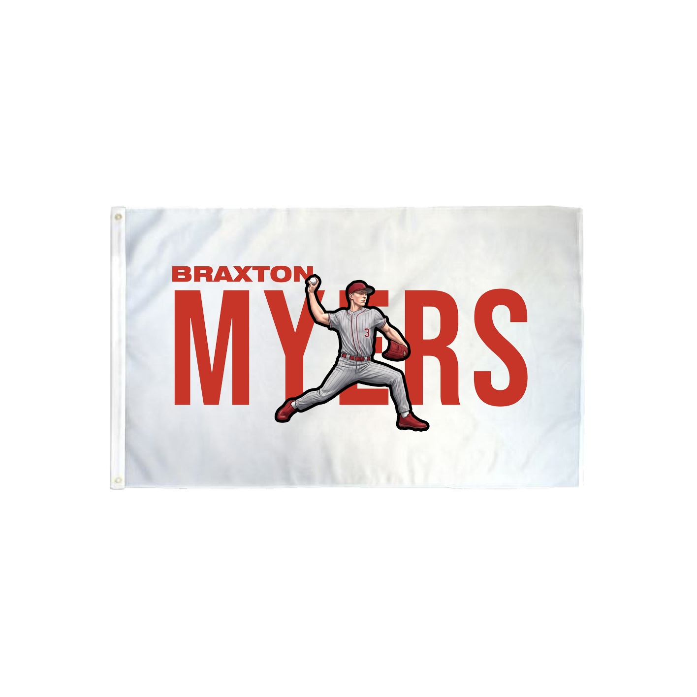 3x5 Flag — Player Name in Classic