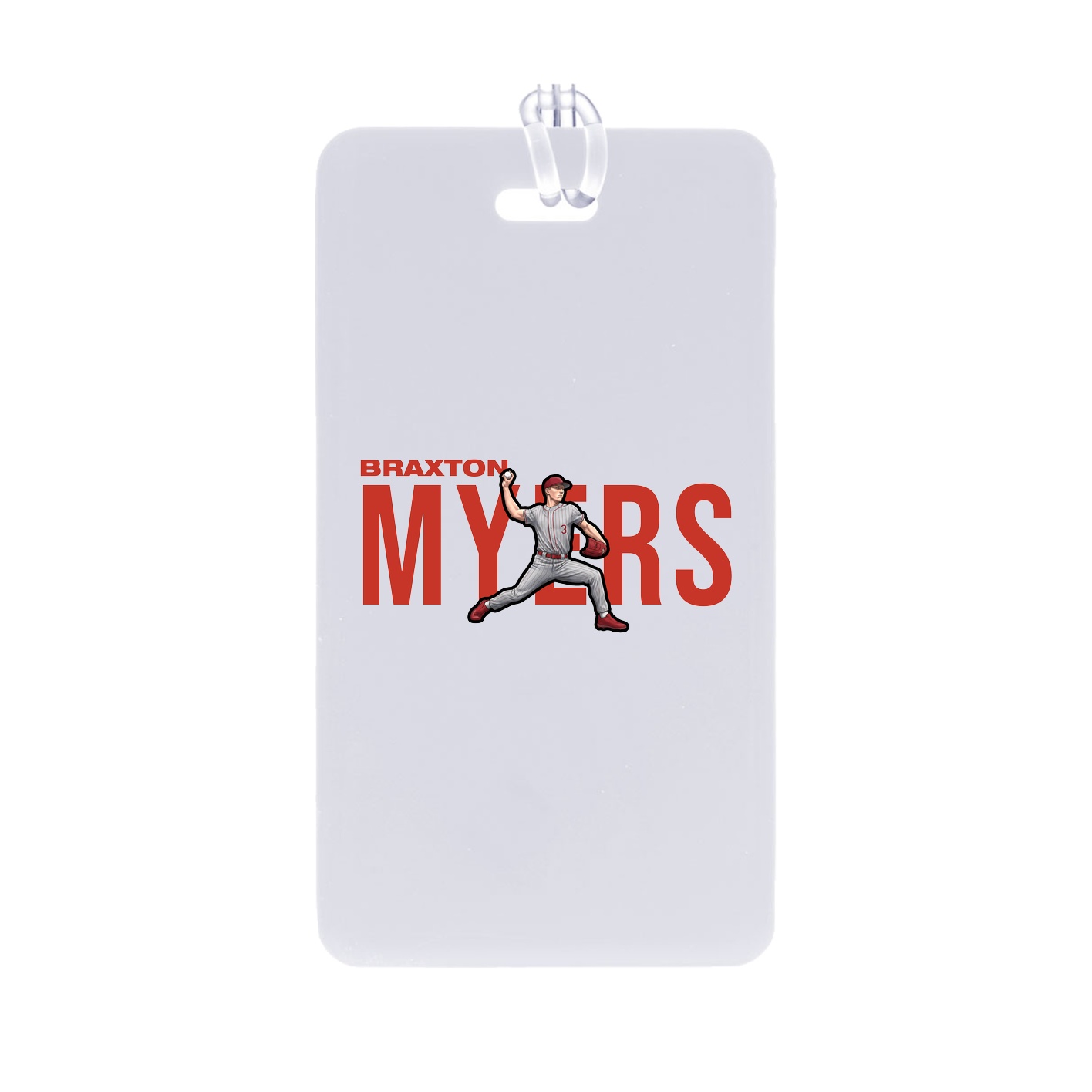 Bag Tag — Player Name in Classic