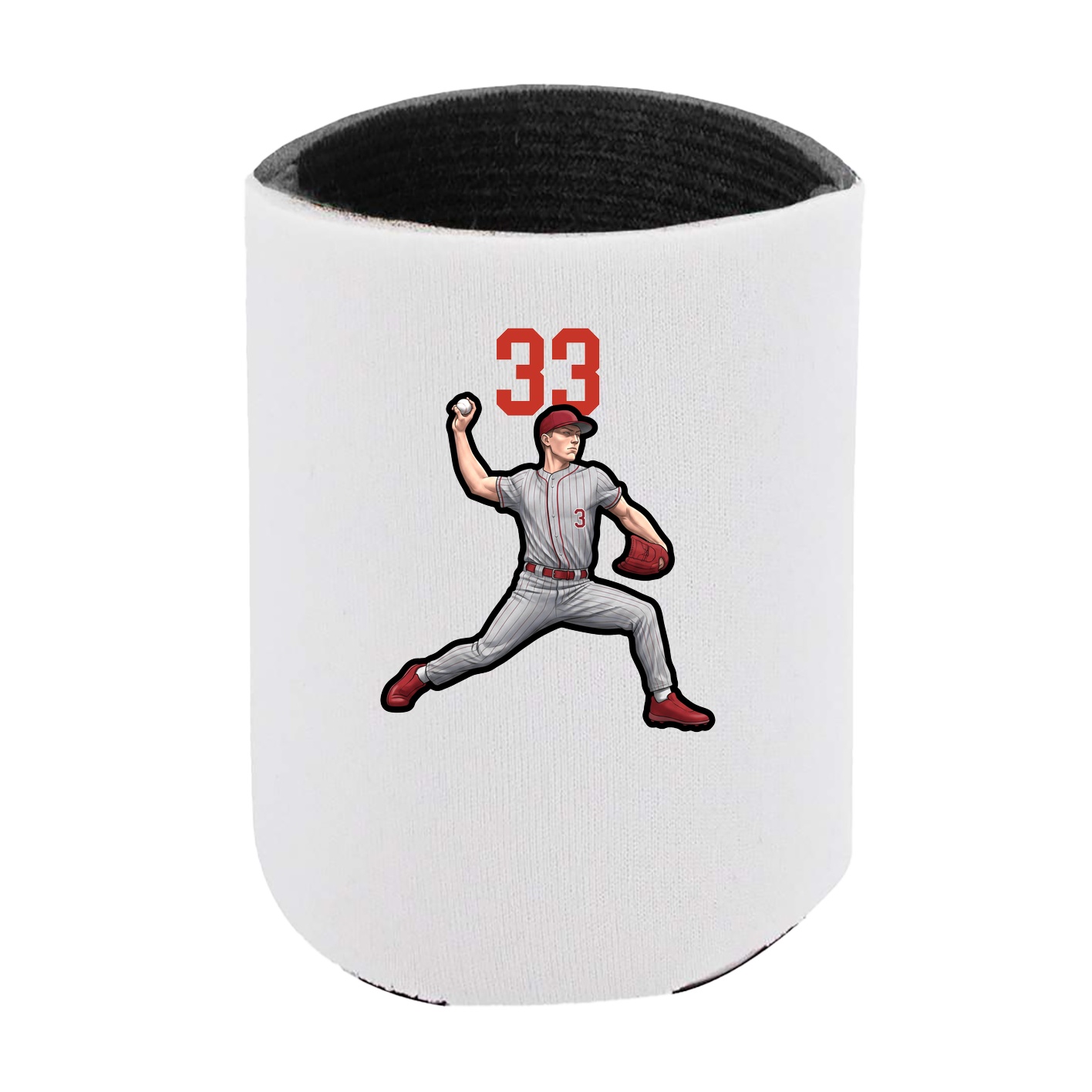 Can Holder — Number Top in White