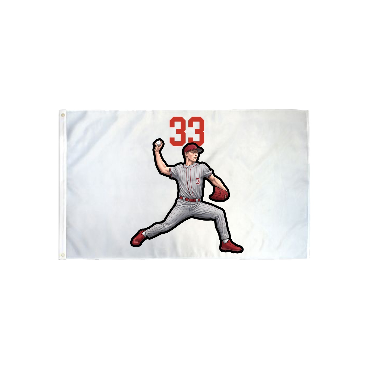 3x5 Flag — Number Top in Classic