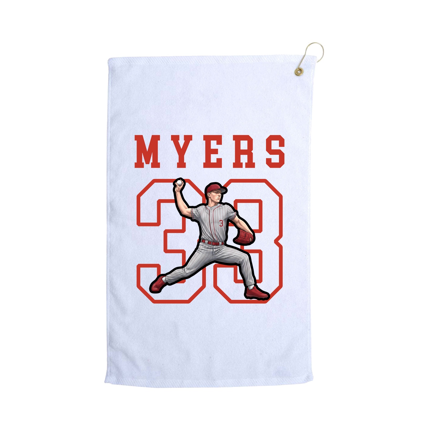 Golf Towel — Shirsey in White