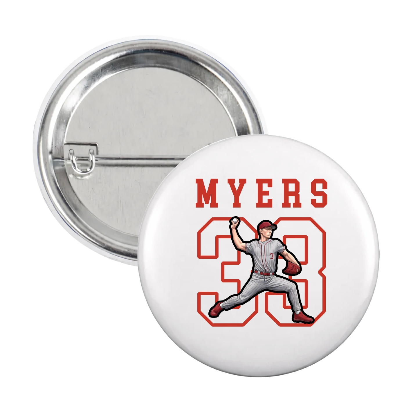 Game Day Button — Shirsey in White