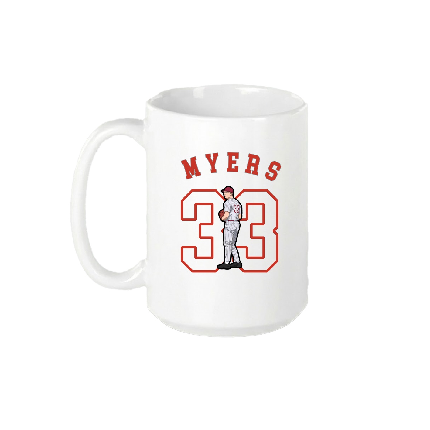 15oz Coffee Mug — Shirsey Arch in White