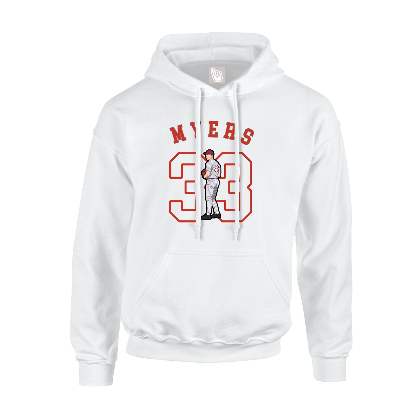 Hoodie — Shirsey Arch in White