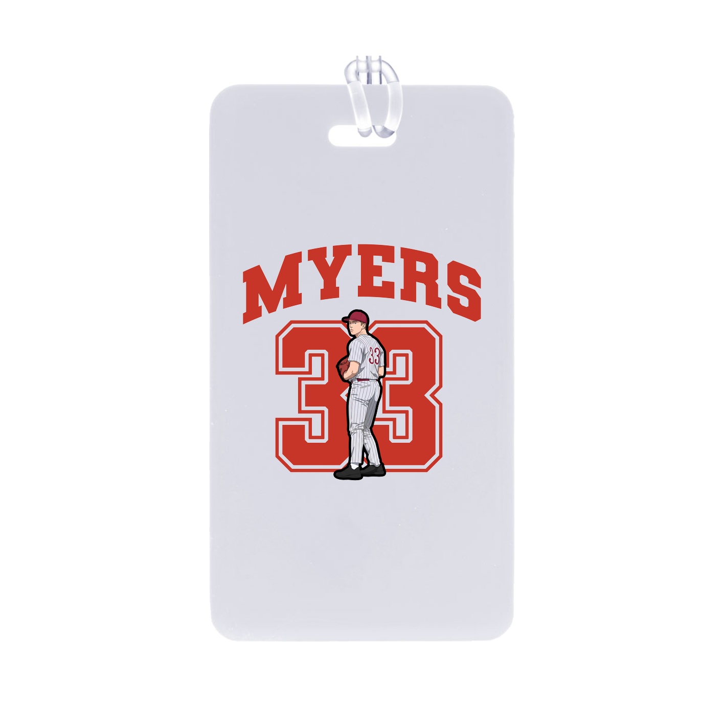 Bag Tag — Number in Classic