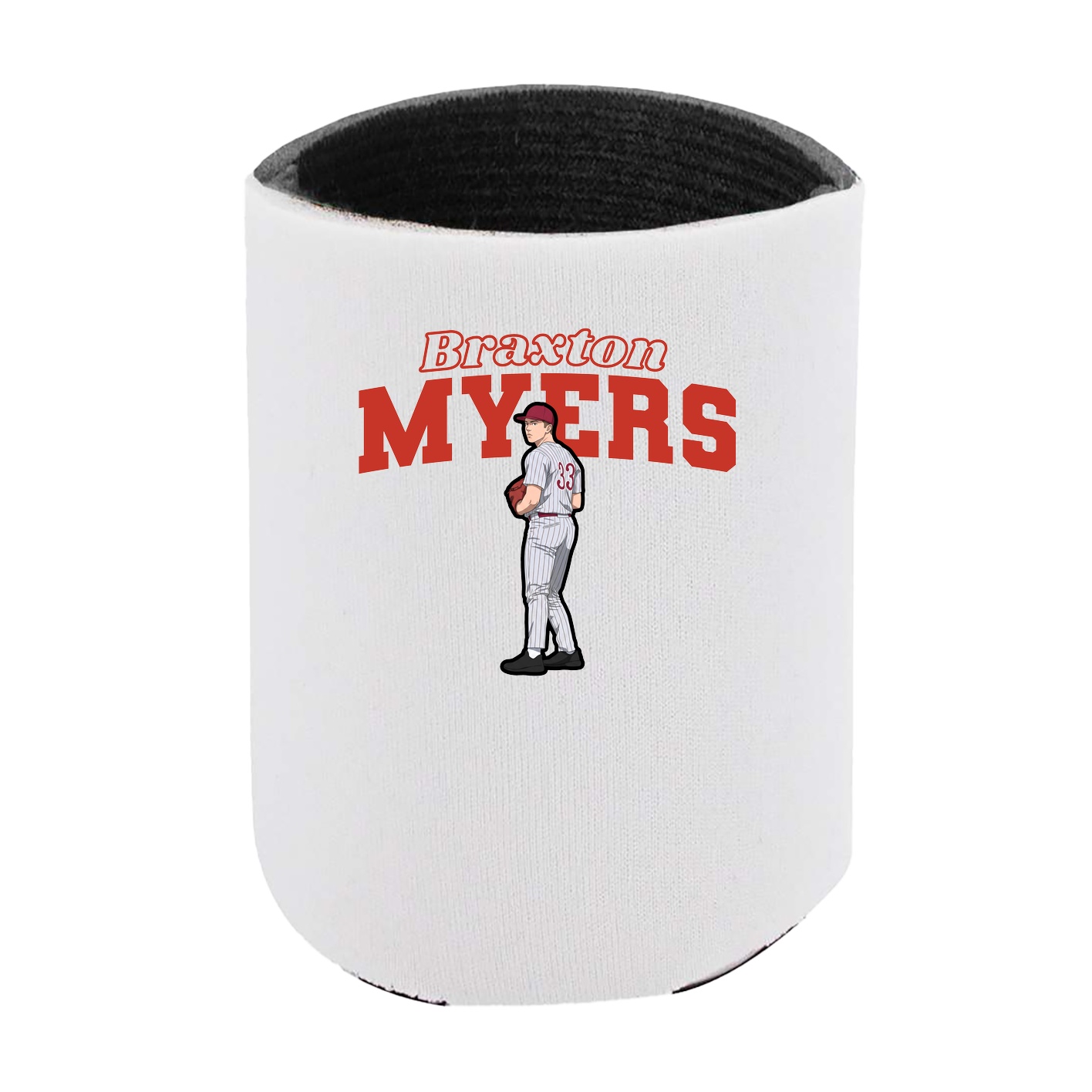 Can Holder — Name Arch in White