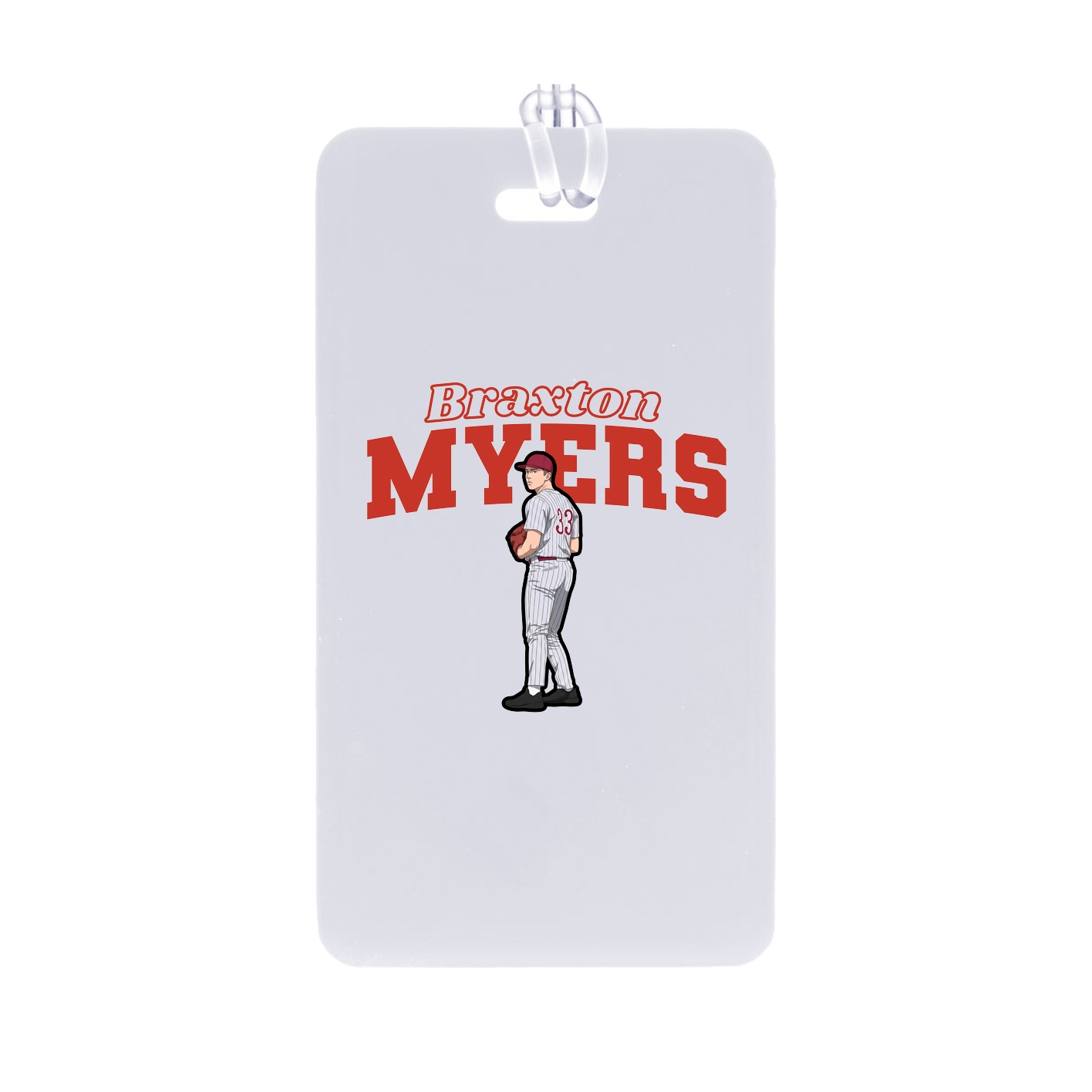 Bag Tag — Name Arch in Classic