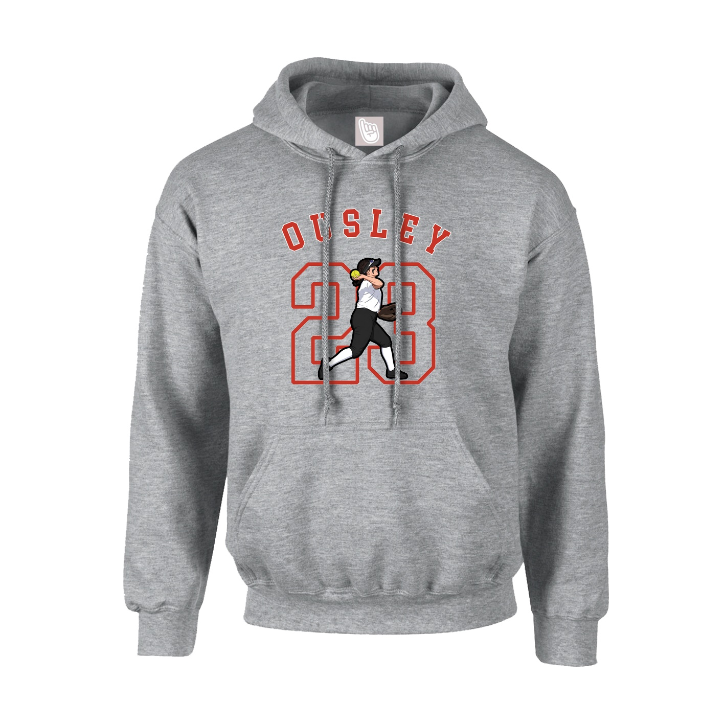 Youth Hoodie — Shirsey Arch in Grey