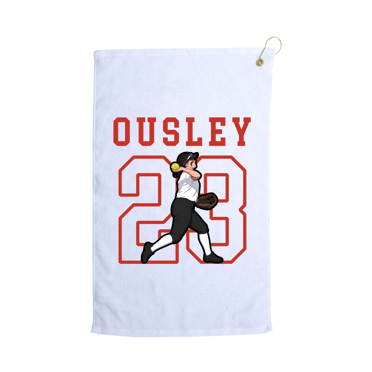 Golf Towel — Shirsey in White