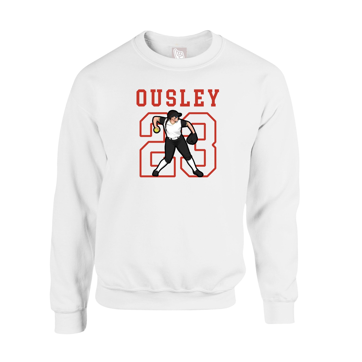 Fleece Crew — Shirsey in White