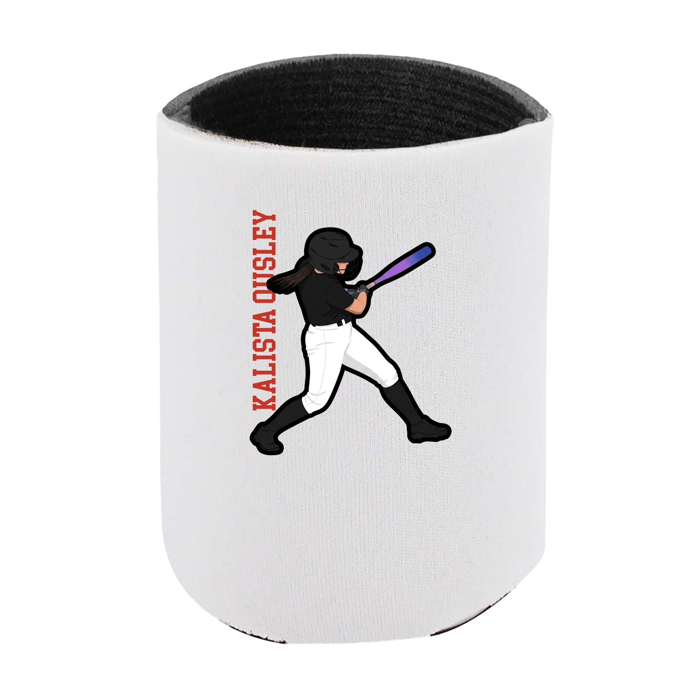 Can Holder — Name Vertical in White