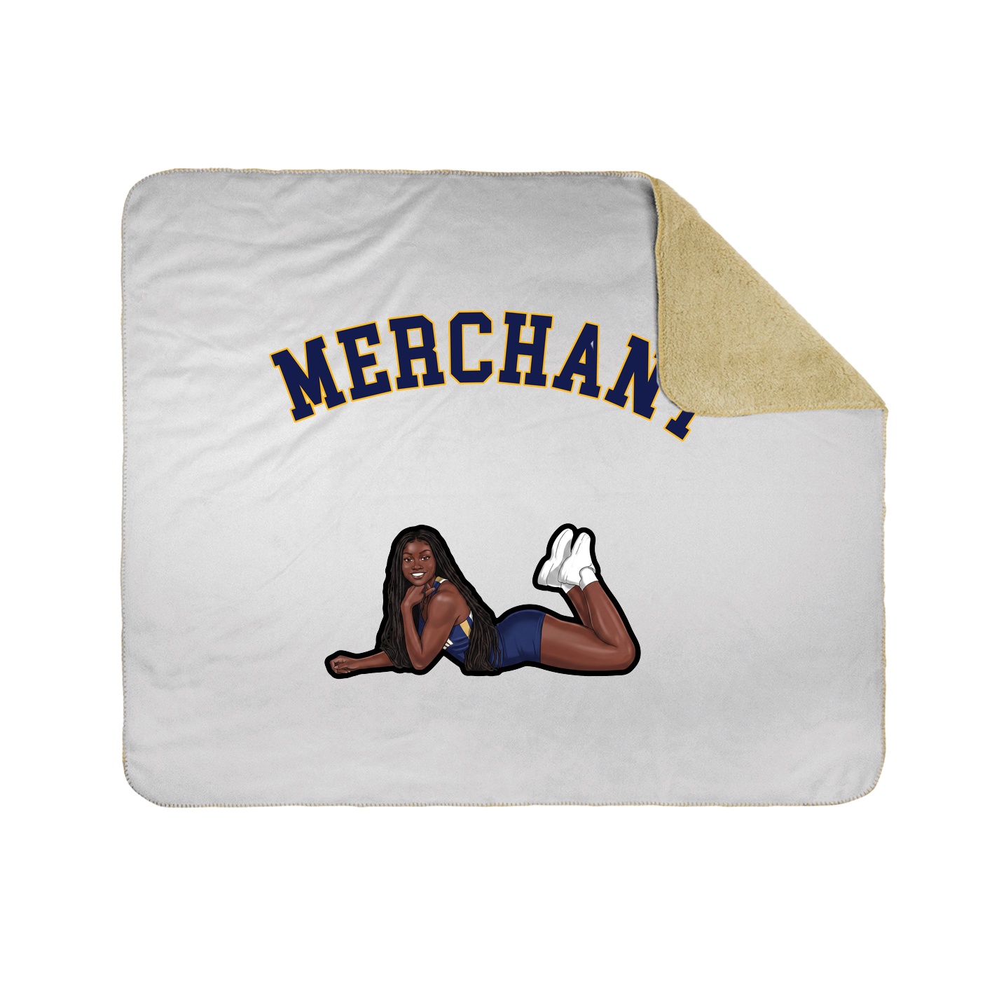 Throw Blanket — Shirsey Arch in White