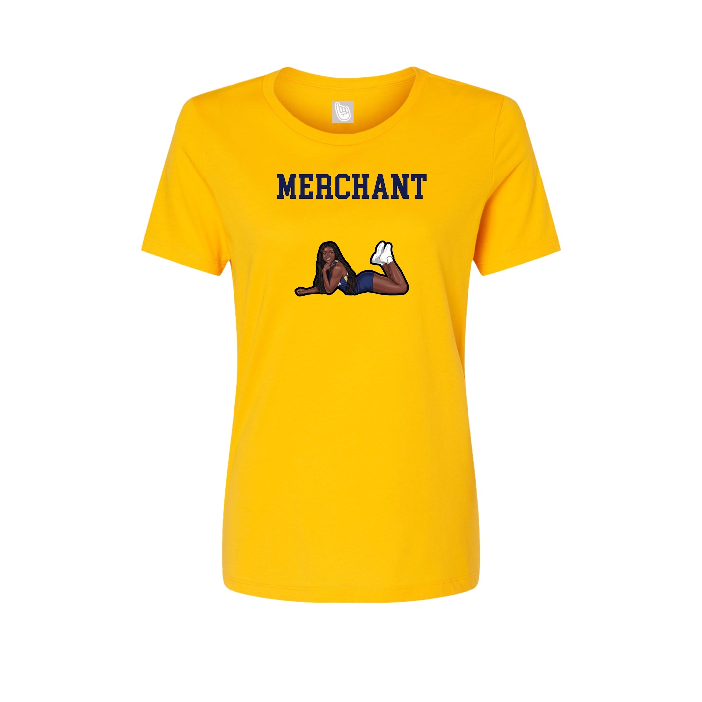 Fitted Women's Tee — Shirsey in Gold