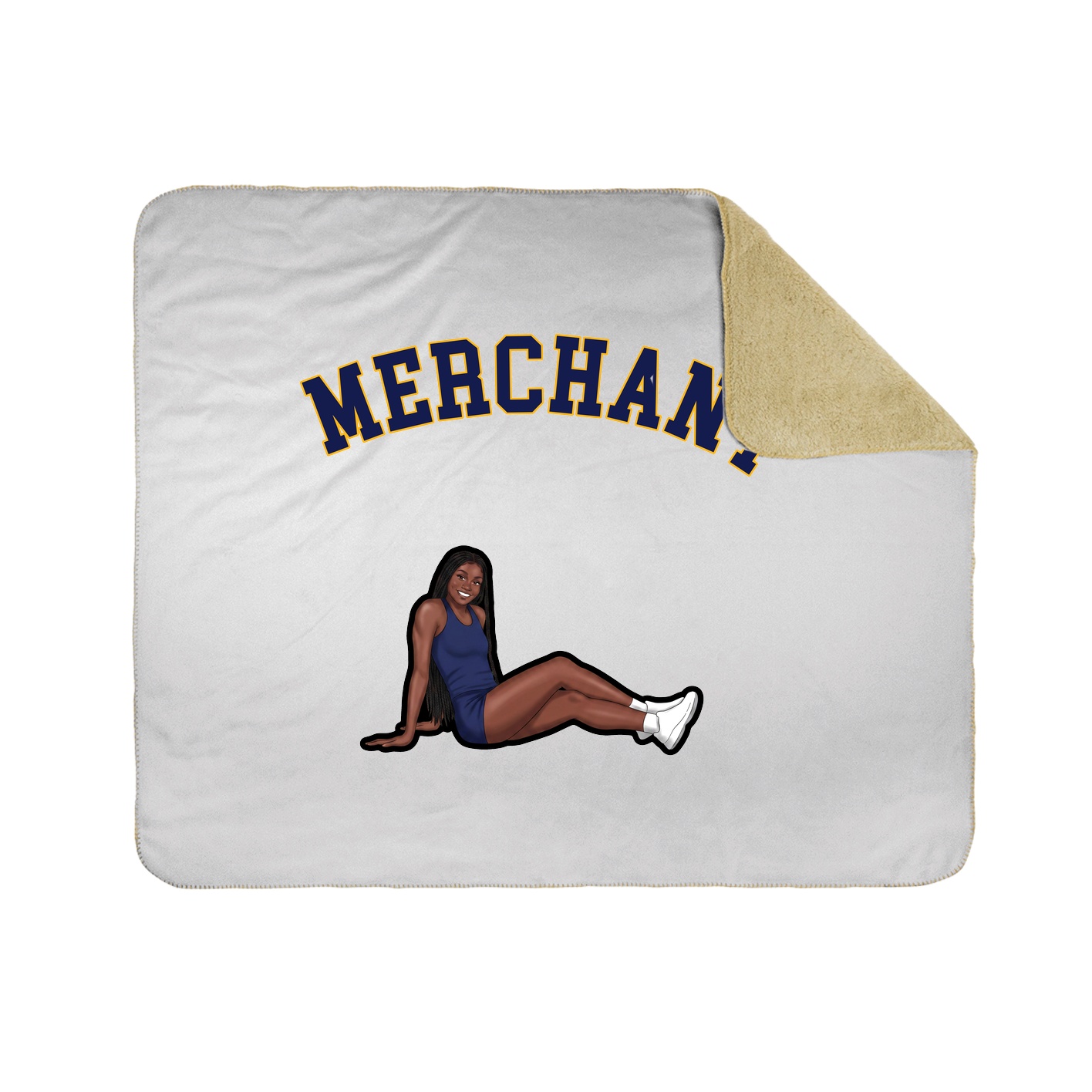 Throw Blanket — Shirsey Arch in White