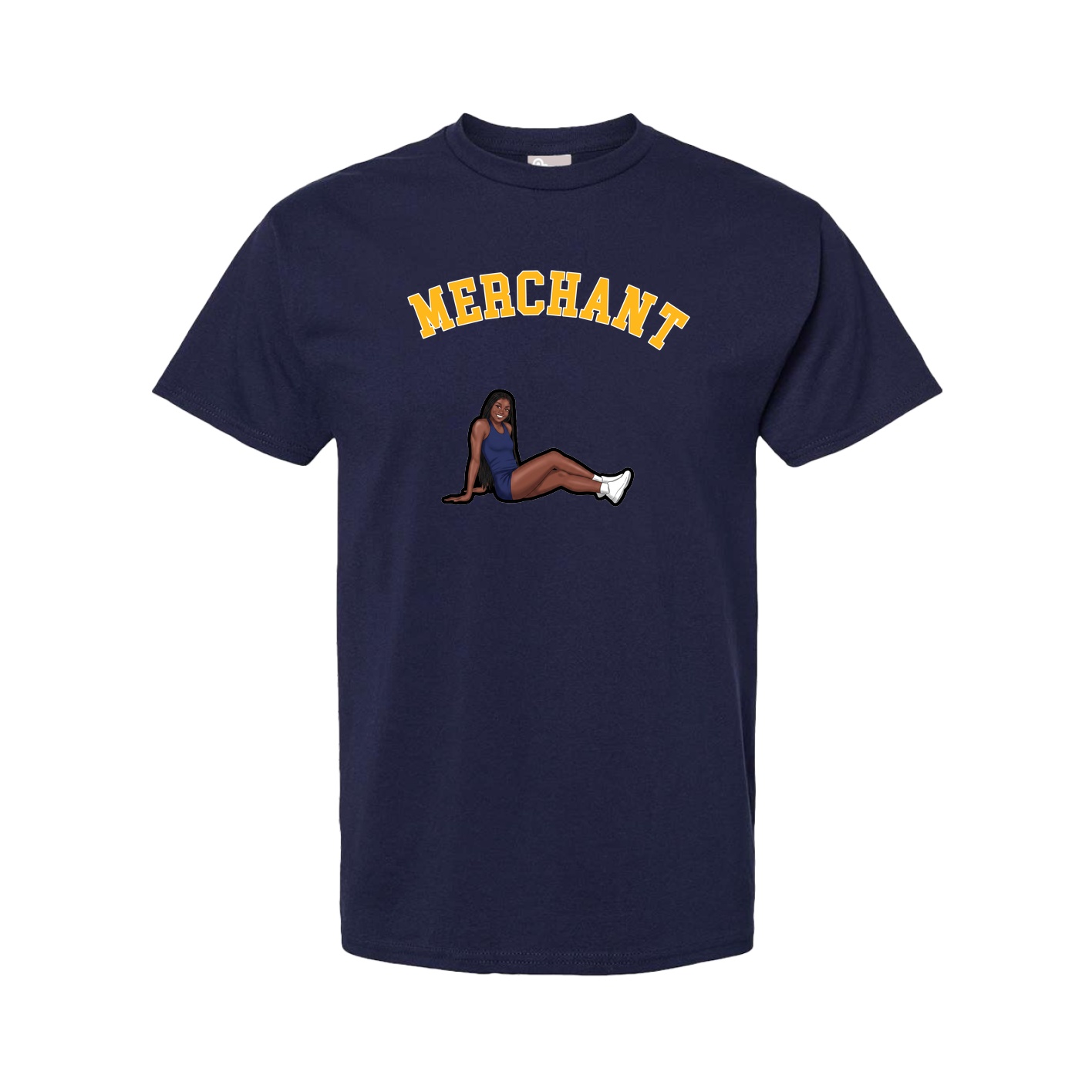 Youth Tee — Shirsey Arch in Navy
