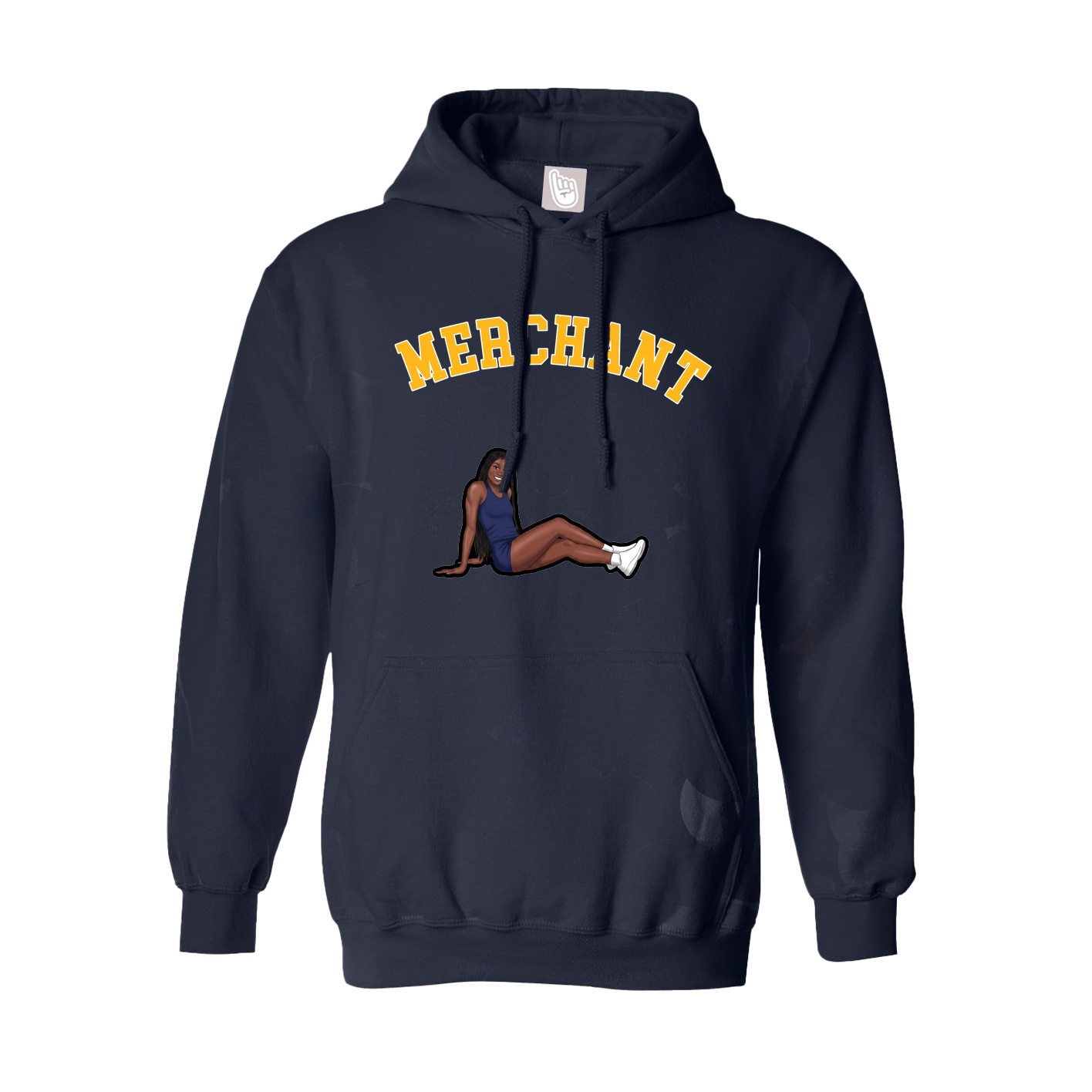 Youth Hoodie — Shirsey Arch in Navy