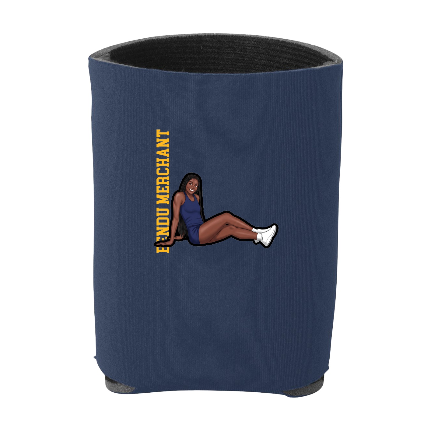 Can Holder — Name Vertical in Navy
