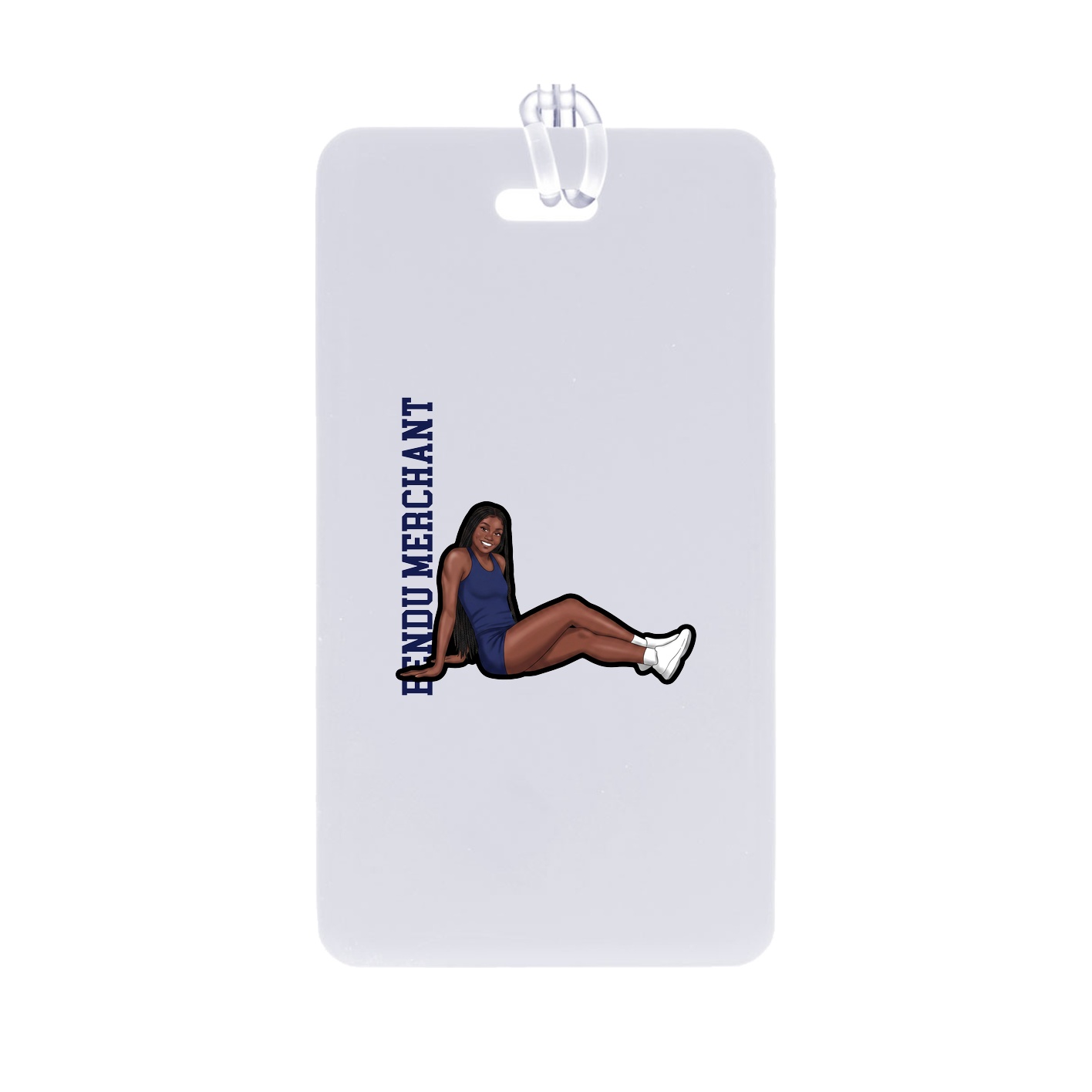 Bag Tag — Name Vertical in Classic