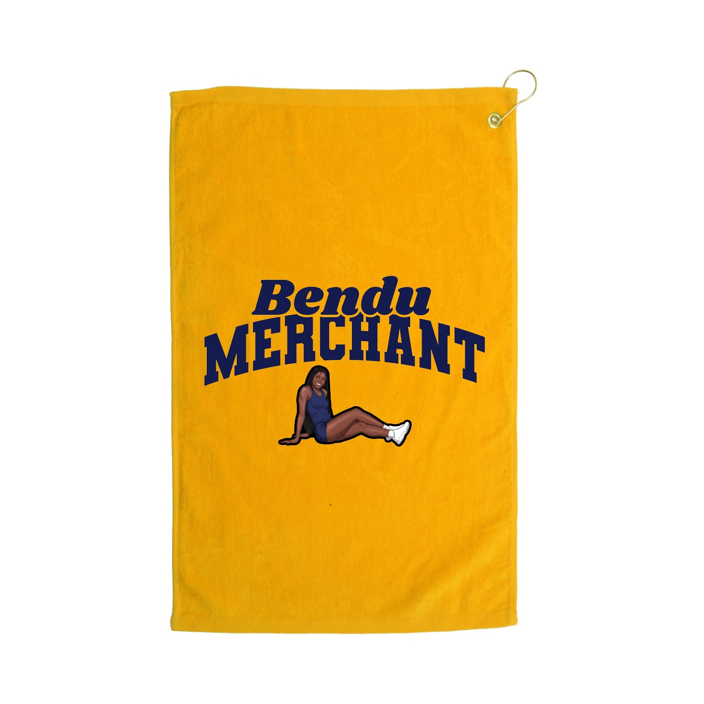 Golf Towel — Signature Arch in Gold
